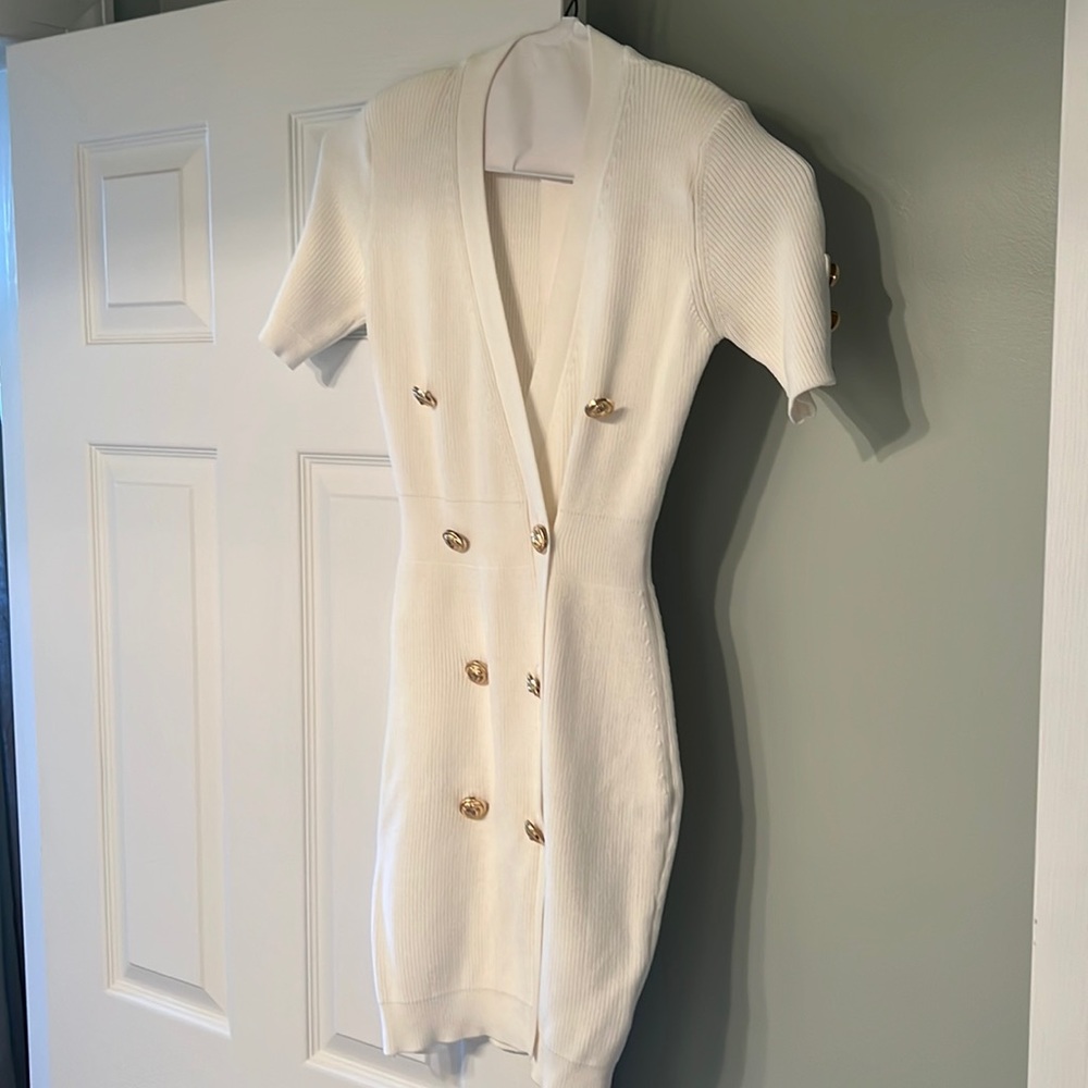 White Sweater Dress
